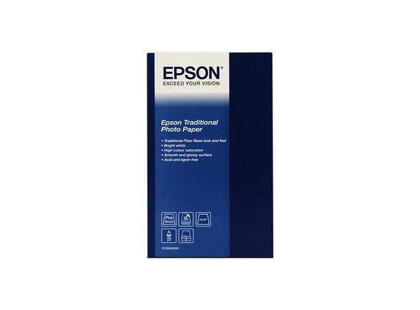 Epson A2 Traditional Photo Paper 330 gr (25 ark i pakken) 